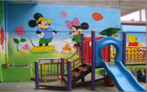 应城幼儿园室外彩绘